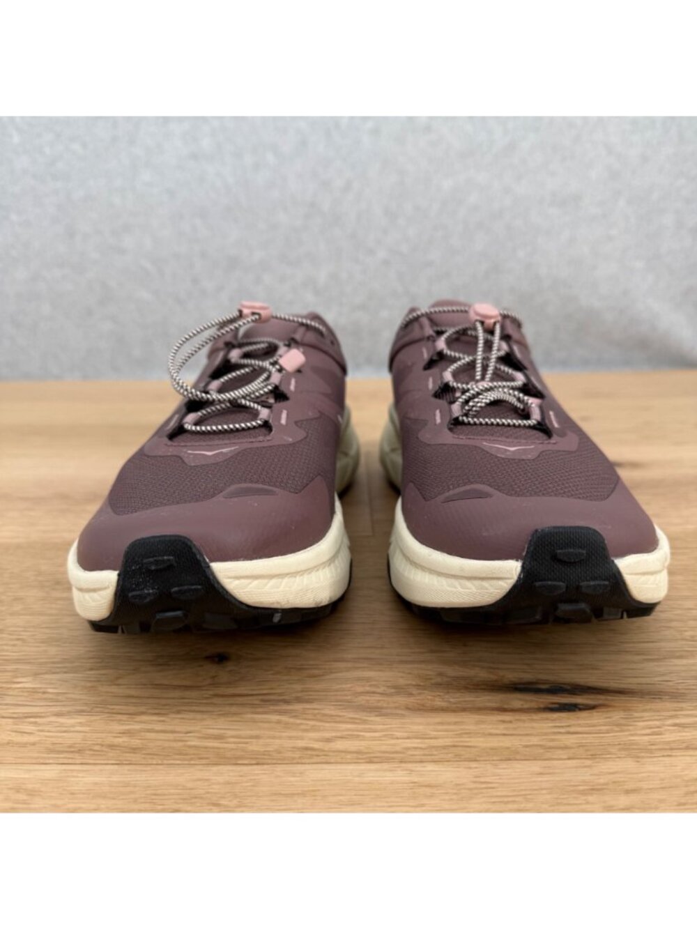 HOKA Womens Transport Shoe Sneaker Size 10 Smokey Quartz Oat Milk Lifestyle Hike - Picture 4 of 14